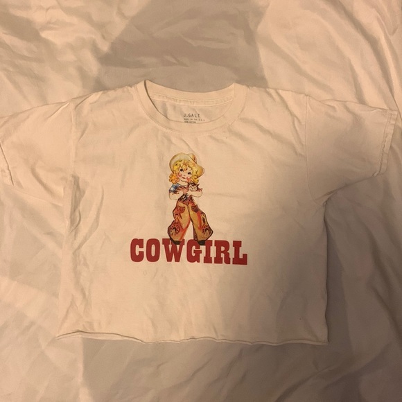 Brandy Melville Tops - Brandy Melville/ John Galt Cowgirl crop top